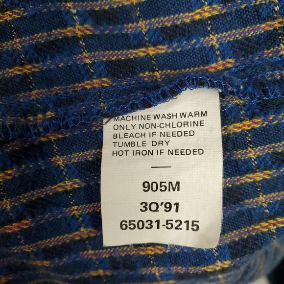 Levi's Sutter Creek Mens Size XL Cotton Big E Long Sleeve Button Up Vintage 90s - Picture 5 of 13